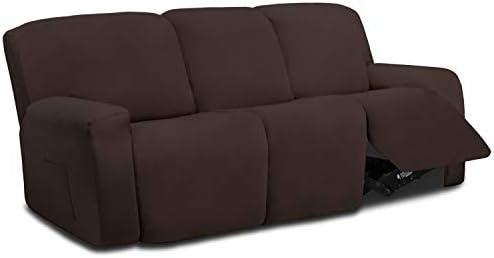 8 Pieces Recliner Sofa Couch Slipcover