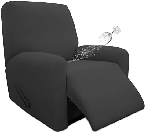 4 Pieces Waterproof Recliner Chair Slipcover Washable