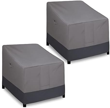 Heavy Duty Outdoor Chair Cover, 2 Pack-33.5Wx31.5Dx36H inch