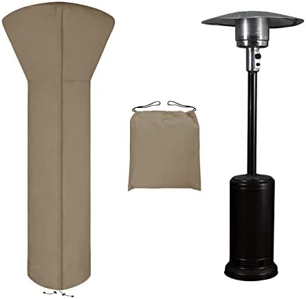 Patio Heater Cover, 89"H x 33"D x 19"B, Camel