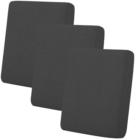 Stretch 3 Pieces Couch Cushion Cover for Sofa Seat