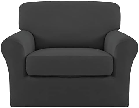 2 Pieces Stretch Sofa Slipcover for Armchair Washable