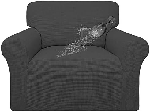 100% Waterproof Chair Couch Cover, Stretch Jacquard Sofa Cover