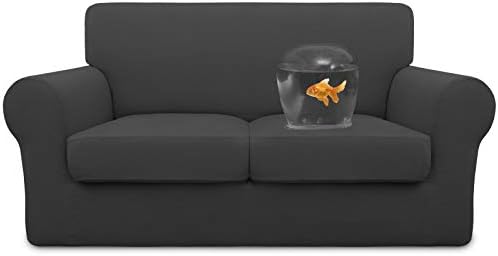 Waterproof 3-Piece Loveseat Cover Couch Covers for Sofa